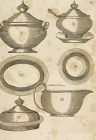 Picture 25 of 62 from Desseins des pièces de fayence fabriquées à Castleford Pottery près de Leeds par D. Dunderdale & Co. = Dibuxos de las piezas de loza que se fabrican a Castleford Pottery cerca Leeds, por D. Dunderdale & Co. (1796), leaf 45