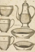 An illustration from Desseins des pièces de fayence fabriquées à Castleford Pottery près de Leeds par D. Dunderdale & Co. = Dibuxos de las piezas de loza que se fabrican a Castleford Pottery cerca Leeds, por D. Dunderdale & Co. (1796)