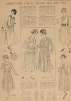 An illustration from Home book of fashions (1917)