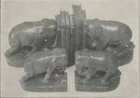 Picture 1 of 4 from Rookwood book-ends / the Rookwood Pottery Company (1900), leaf 1