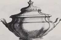An illustration from Liste des divers articles du porcelaine de la reine, avec dessins gravés, pour montrer la forme de chacune, fabriqués par Josiah Wedgwood, potier à Sa Majesté, à Etruria, Angleterre