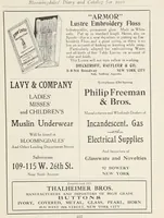 Picture 162 of 166 from Bloomingdales : Diary 1910 and catalog, giving prices and details of high grade merchandise and various other interesting information / Bloomingdale Bros. (1910), leaf 239