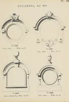 Picture 53 of 182 from Ornements d'architecture / Bonfils & Laval (1901), leaf 115