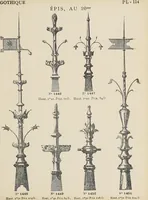 Picture 58 of 182 from Ornements d'architecture / Bonfils & Laval (1901), leaf 127