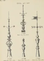 Picture 67 of 182 from Ornements d'architecture / Bonfils & Laval (1901), leaf 158