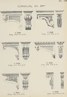 Picture 149 of 182 from Ornements d'architecture / Bonfils & Laval (1901), leaf 293