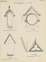 Picture 36 of 182 from Ornements d'architecture / Bonfils & Laval (1901), leaf 65