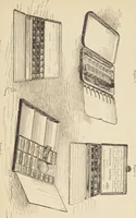 An illustration from Jules Chauvin : atelier de dorure et d'encadrements, fournitures speciales pour artistes, agent general pour la France, des couleurs a la detrempe a la majolique et a la resine du Baron de Pereira, des couleurs resineuses de Mussini, des couleurs a l'huile et a l'ambre dissous de Jacques Blockx, des toiles fond albumen et majolique, preparees par le procede de Pereira pour la peinture a la detrempe et a l'huile, couleurs extra fines a l'huile broyees a la main, couleurs extra fines al detrempe... materiel d'artistes (1893)