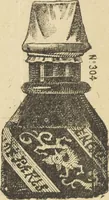 An illustration from Jules Chauvin : atelier de dorure et d'encadrements, fournitures speciales pour artistes, agent general pour la France, des couleurs a la detrempe a la majolique et a la resine du Baron de Pereira, des couleurs resineuses de Mussini, des couleurs a l'huile et a l'ambre dissous de Jacques Blockx, des toiles fond albumen et majolique, preparees par le procede de Pereira pour la peinture a la detrempe et a l'huile, couleurs extra fines a l'huile broyees a la main, couleurs extra fines al detrempe... materiel d'artistes (1893)