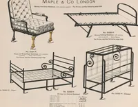 Picture 12 of 71 from Bedsteads and bedding : twenty thousand bedsteads of every description in stock : manufacturers of pure bedding / Maple & Co (1895), leaf 16