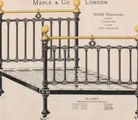 Picture 16 of 71 from Bedsteads and bedding : twenty thousand bedsteads of every description in stock : manufacturers of pure bedding / Maple & Co (1895), leaf 21