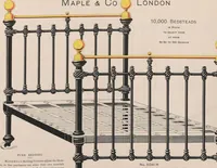 Picture 17 of 71 from Bedsteads and bedding : twenty thousand bedsteads of every description in stock : manufacturers of pure bedding / Maple & Co (1895), leaf 23