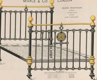 Picture 18 of 71 from Bedsteads and bedding : twenty thousand bedsteads of every description in stock : manufacturers of pure bedding / Maple & Co (1895), leaf 24