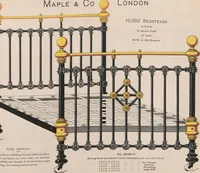 Picture 20 of 71 from Bedsteads and bedding : twenty thousand bedsteads of every description in stock : manufacturers of pure bedding / Maple & Co (1895), leaf 27