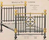 Picture 22 of 71 from Bedsteads and bedding : twenty thousand bedsteads of every description in stock : manufacturers of pure bedding / Maple & Co (1895), leaf 29