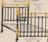 Picture 23 of 71 from Bedsteads and bedding : twenty thousand bedsteads of every description in stock : manufacturers of pure bedding / Maple & Co (1895), leaf 30
