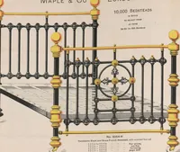 Picture 27 of 71 from Bedsteads and bedding : twenty thousand bedsteads of every description in stock : manufacturers of pure bedding / Maple & Co (1895), leaf 36