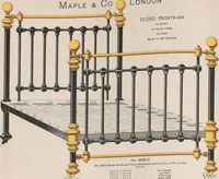 Picture 29 of 71 from Bedsteads and bedding : twenty thousand bedsteads of every description in stock : manufacturers of pure bedding / Maple & Co (1895), leaf 38