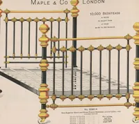 Picture 33 of 71 from Bedsteads and bedding : twenty thousand bedsteads of every description in stock : manufacturers of pure bedding / Maple & Co (1895), leaf 42