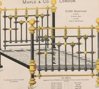 Picture 34 of 71 from Bedsteads and bedding : twenty thousand bedsteads of every description in stock : manufacturers of pure bedding / Maple & Co (1895), leaf 43
