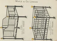 Picture 5 of 71 from Bedsteads and bedding : twenty thousand bedsteads of every description in stock : manufacturers of pure bedding / Maple & Co (1895), leaf 5