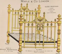Picture 44 of 71 from Bedsteads and bedding : twenty thousand bedsteads of every description in stock : manufacturers of pure bedding / Maple & Co (1895), leaf 72