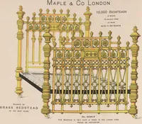 Picture 46 of 71 from Bedsteads and bedding : twenty thousand bedsteads of every description in stock : manufacturers of pure bedding / Maple & Co (1895), leaf 74