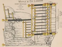 Picture 51 of 71 from Bedsteads and bedding : twenty thousand bedsteads of every description in stock : manufacturers of pure bedding / Maple & Co (1895), leaf 80