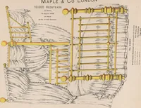 Picture 53 of 71 from Bedsteads and bedding : twenty thousand bedsteads of every description in stock : manufacturers of pure bedding / Maple & Co (1895), leaf 82