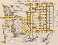 Picture 59 of 71 from Bedsteads and bedding : twenty thousand bedsteads of every description in stock : manufacturers of pure bedding / Maple & Co (1895), leaf 89