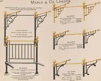 Picture 60 of 71 from Bedsteads and bedding : twenty thousand bedsteads of every description in stock : manufacturers of pure bedding / Maple & Co (1895), leaf 92