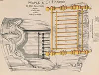 Picture 61 of 71 from Bedsteads and bedding : twenty thousand bedsteads of every description in stock : manufacturers of pure bedding / Maple & Co (1895), leaf 94