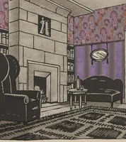 An illustration from Le papier peint : ses differents employs (1920)