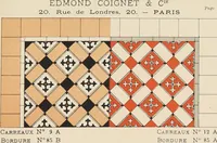 An illustration from Carreaux mosaïques (1901)
