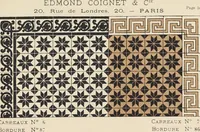 An illustration from Carreaux mosaïques (1901)