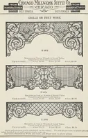Picture 105 of 335 from Catalogue no. 15 from Chicago Millwork Supply Co., Chicago, U.S.A., manufacturers : doors, windows, mouldings, grilles, mantels, stairwork, etc., etc. (1906), leaf 102