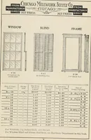 An illustration from Catalogue no. 15 from Chicago Millwork Supply Co., Chicago, U.S.A., manufacturers : doors, windows, mouldings, grilles, mantels, stairwork, etc., etc. (1906)