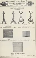 Picture 193 of 335 from Catalogue no. 15 from Chicago Millwork Supply Co., Chicago, U.S.A., manufacturers : doors, windows, mouldings, grilles, mantels, stairwork, etc., etc. (1906), leaf 189