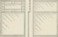 An illustration from Catalogue no. 15 from Chicago Millwork Supply Co., Chicago, U.S.A., manufacturers : doors, windows, mouldings, grilles, mantels, stairwork, etc., etc. (1906)