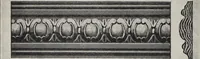 An illustration from Catalogue no. 15 from Chicago Millwork Supply Co., Chicago, U.S.A., manufacturers : doors, windows, mouldings, grilles, mantels, stairwork, etc., etc. (1906)