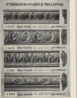 An illustration from Catalogue no. 15 from Chicago Millwork Supply Co., Chicago, U.S.A., manufacturers : doors, windows, mouldings, grilles, mantels, stairwork, etc., etc. (1906)