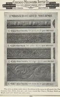 An illustration from Catalogue no. 15 from Chicago Millwork Supply Co., Chicago, U.S.A., manufacturers : doors, windows, mouldings, grilles, mantels, stairwork, etc., etc. (1906)