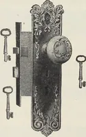 An illustration from Catalogue no. 15 from Chicago Millwork Supply Co., Chicago, U.S.A., manufacturers : doors, windows, mouldings, grilles, mantels, stairwork, etc., etc. (1906)