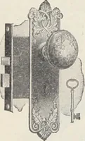 An illustration from Catalogue no. 15 from Chicago Millwork Supply Co., Chicago, U.S.A., manufacturers : doors, windows, mouldings, grilles, mantels, stairwork, etc., etc. (1906)