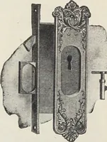 An illustration from Catalogue no. 15 from Chicago Millwork Supply Co., Chicago, U.S.A., manufacturers : doors, windows, mouldings, grilles, mantels, stairwork, etc., etc. (1906)