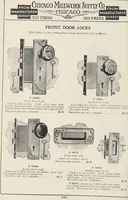 An illustration from Catalogue no. 15 from Chicago Millwork Supply Co., Chicago, U.S.A., manufacturers : doors, windows, mouldings, grilles, mantels, stairwork, etc., etc. (1906)