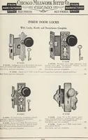 An illustration from Catalogue no. 15 from Chicago Millwork Supply Co., Chicago, U.S.A., manufacturers : doors, windows, mouldings, grilles, mantels, stairwork, etc., etc. (1906)