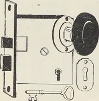 An illustration from Catalogue no. 15 from Chicago Millwork Supply Co., Chicago, U.S.A., manufacturers : doors, windows, mouldings, grilles, mantels, stairwork, etc., etc. (1906)