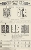 An illustration from Catalogue no. 15 from Chicago Millwork Supply Co., Chicago, U.S.A., manufacturers : doors, windows, mouldings, grilles, mantels, stairwork, etc., etc. (1906)