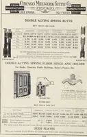An illustration from Catalogue no. 15 from Chicago Millwork Supply Co., Chicago, U.S.A., manufacturers : doors, windows, mouldings, grilles, mantels, stairwork, etc., etc. (1906)